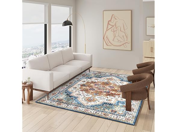 Gertmenian Washable Rug 8x10 Erin Multi