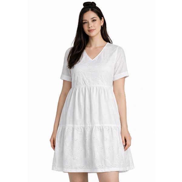 3Pk Asst Womens V-Neck Summer Dress - Gallery 9