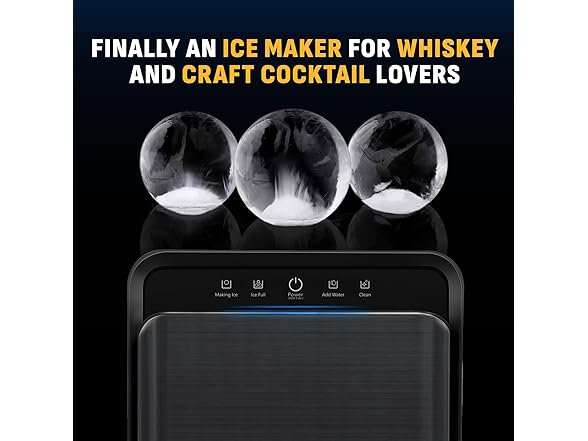 Newair Countertop Whiskey Ice Ball Maker - Gallery 2