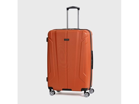 Derby Spinner Travel Upright Luggage, Mandarin, 28-Inch Checked