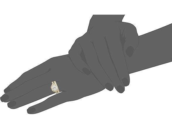 Amazon 23K Gold Plated Ring, Size 9