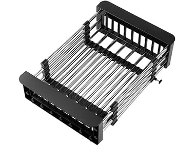 $16.99, Was $29.99, 43% Off! Expandable Over Sink Dish Drying Rack dealfomo