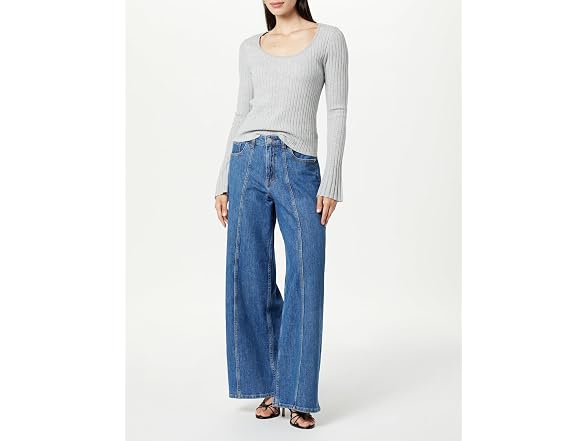 The Drop Beatrice Bell Sleeve Scoop Neck