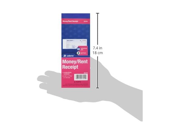 Adams 2 Part Receipt Book [Set of 5]
