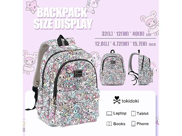 Tokidoki Unicorno School Backpack for Women