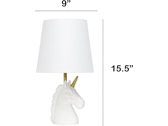 Creekwood Home Whimsilux 15.5" Enchanting Unicorn Dreams