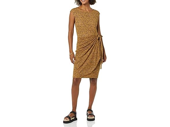 Amazon Essentials Women Cap Sleeve Bateau Dress