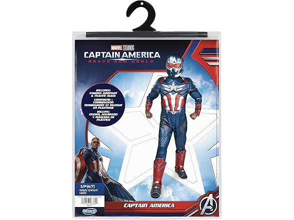 MARVEL Captain America Official Youth Halloween Costume