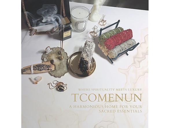 Tcomenun Palo Santo Holder - Metal Stand