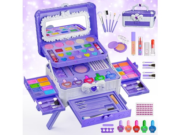 Kids Makeup Set with Stand