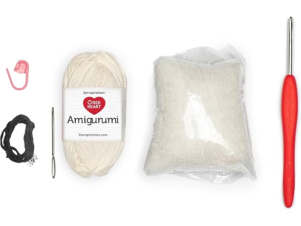 Red Heart Amigurumi Kit-Popcorn The Bunny