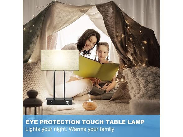 Bedside Touch Control Table Lamp