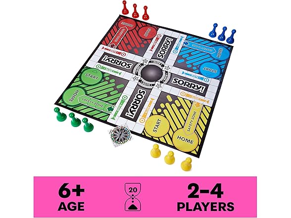 Giant Sorry Classic Family Board Game 