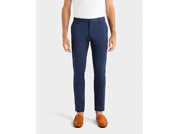 Rhone Men's Slim Commuter Pants, Navy