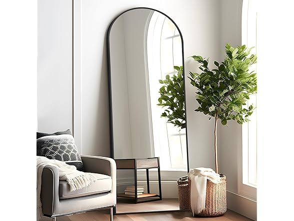 NicBex Arched Full Length Mirror, 64"x24"