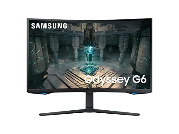 (NEW) Samsung 32" Odyssey QHD G65B Curved Gaming Monitor
