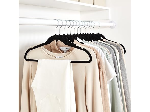 Amazon Basics Slim Velvet Hangers 30 PK