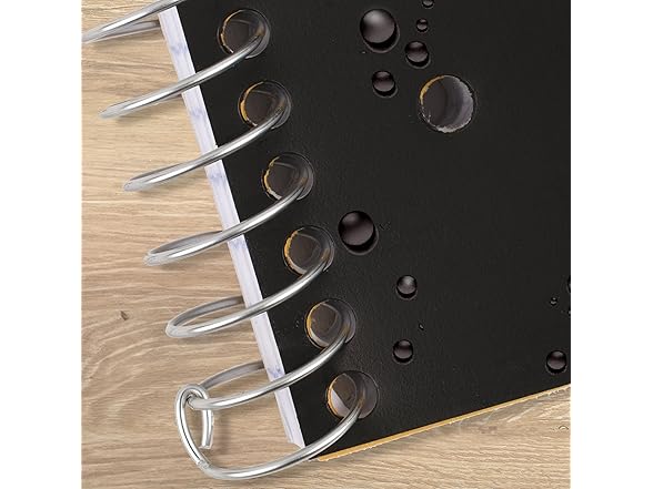 Five Star Spiral Notebook, 150 Sheets, Black