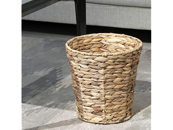 Casaphoria Water Hyacinth Garbage Basket