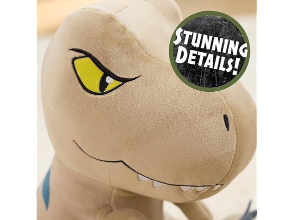 JURASSIC WORLD Rebirth Weighted Comfort Plush T. rex