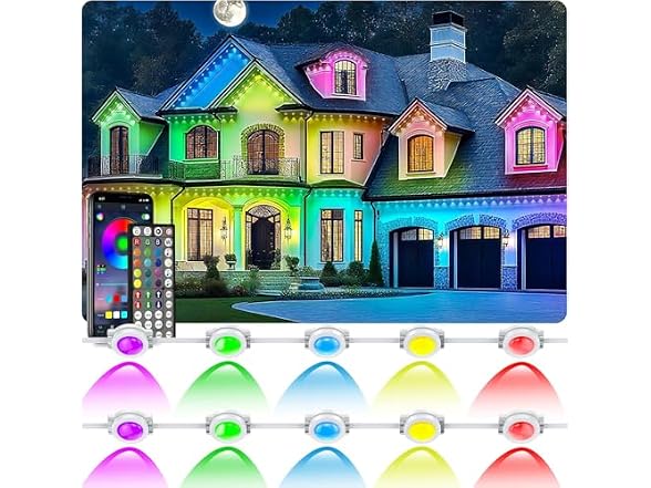 400Ft Permanent Outdoor Lights