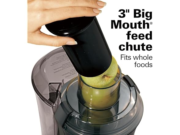 Hamilton Beach 67601 Big Mouth Juice Extractor, Black
