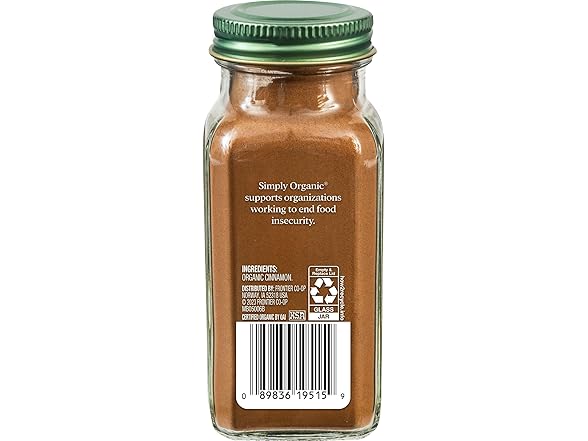 Simply Organic Ceylon Ground Cinnamon, 2 oz.