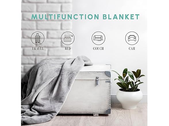 Elegant Comfort Glow in The Dark Throw Blanket