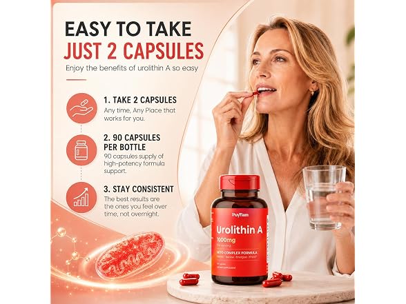 Urolithin A Supplement 1000mg with PQQ
