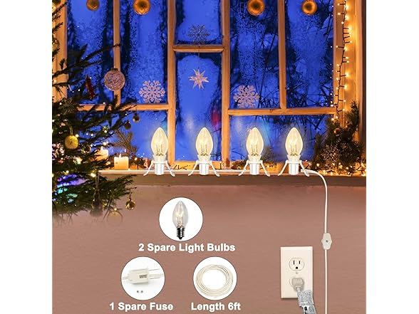 Olixmlya Accessory Cord with Light Bulb