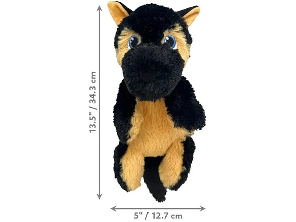 KONG Comfort Pups Low Stuffing Plush Fur and