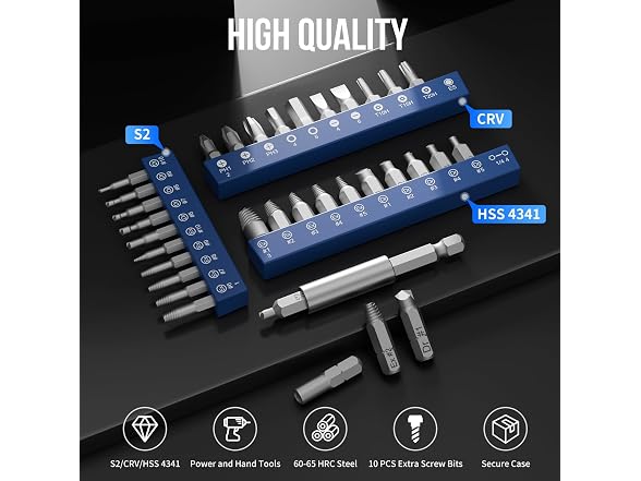32 Pc Damaged Screw Extractor Set
