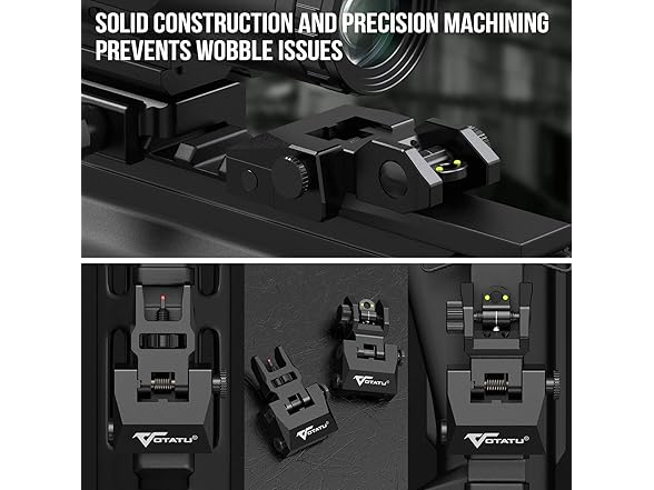 VOTATU V2 Fiber Optic Iron Sights