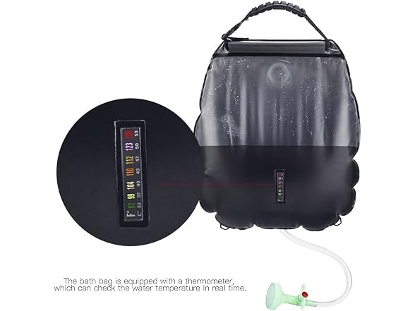 Topyond Portable Outdoor Solar Heated