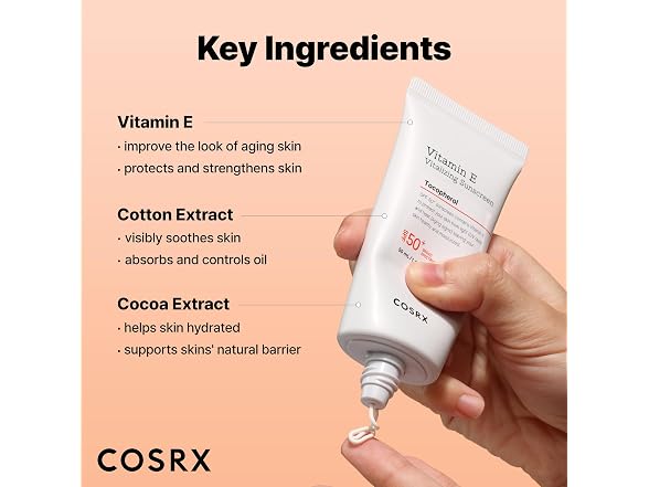 COSRX Vitamin E Vitalizing Face Sunscreen