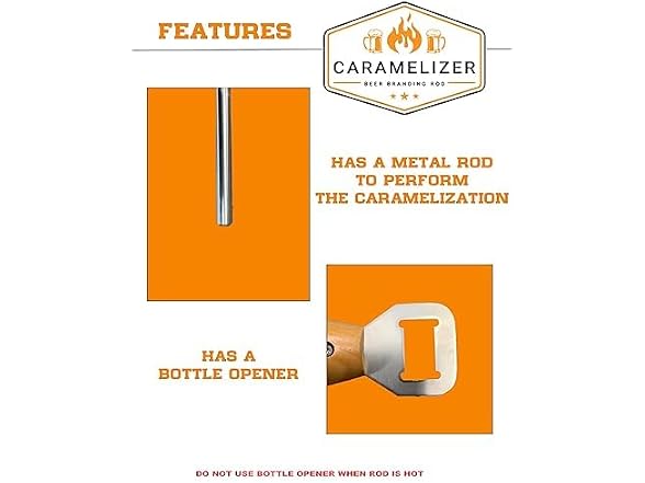 Beer Caramelizer Beer Branding Rod