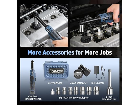 CloudDream Electric Ratchet Wrench