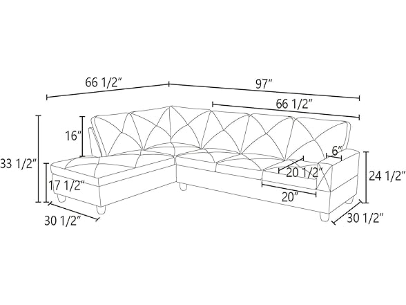 SumKea L-Shaped Sectional Sofa Set (Your Choice)