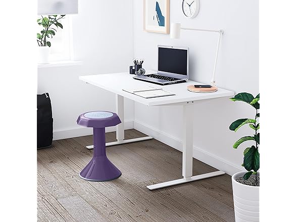 ECR4Kids ACE Wobble Stool, 18", Eggplant