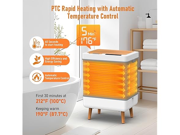 FLSEPAMB Towel Warmer Bucket