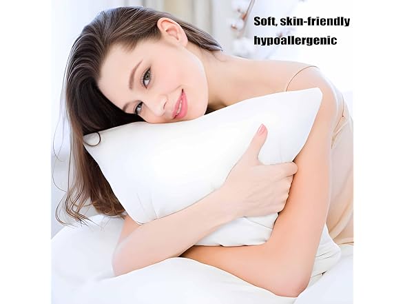 Acteb Ultra Thin Bed Pillows, 2-Pack