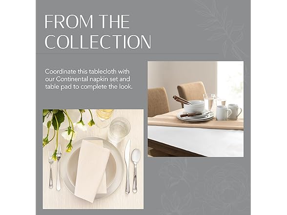 Elrene Ivory 90" Round Tablecloth