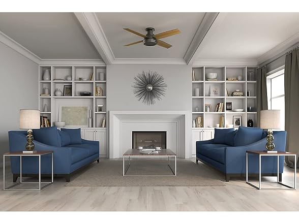 Hunter Fan 52 inch Low Profile Modern Ceiling Fan