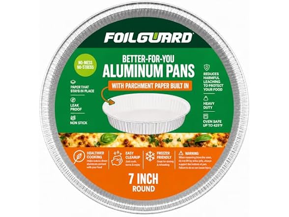 FoilGuard 7 Round Aluminum Pan