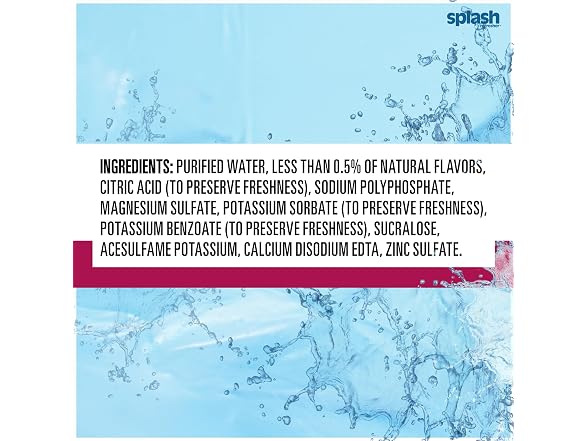 SPLASH REFRESHER Water