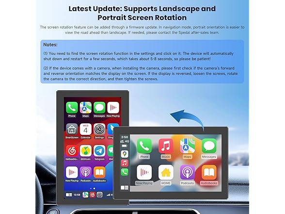 Spedal Portable Car 7" Touchscreen