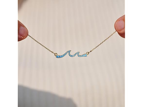 SilverLining Gold Wave Chain