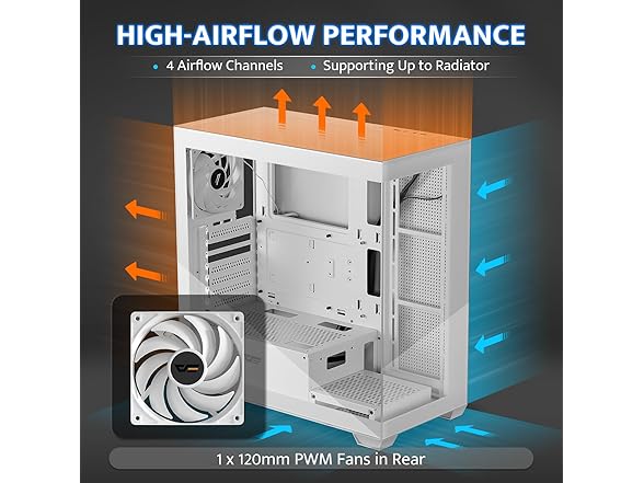 darkFlash ATX Mid-Tower PC Case