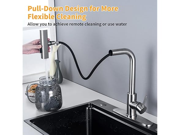 Synberli Waterfall Kitchen Faucet