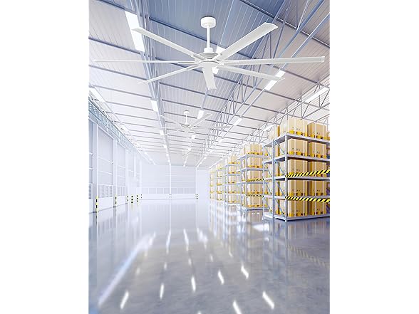 Parrot Uncle F8311WH110V 84" Ceiling Fan No Light